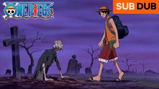 Luffy Pushes Zombie Into Grave | One Piece