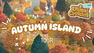 This Autumn Island is 1,000 IQ | (Animal Crossing Island Tour)