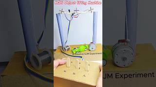 Multi Object Lift • DC Motor | #dcmotor #tech #youtubeshorts #dcmotorproject