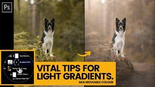 How to Apply Light Gradients in Photoshop - Tips for PERFECT moveable colour application