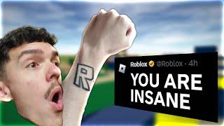 ROBLOX REPLIED TO MY TATTOO