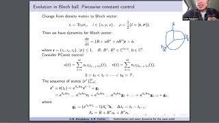 Vadim Petruhanov - Optimization and exact dynamics for the open qubit Optimization of state...