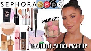 WORTH $90 HOURGLASS PALETTE? + FULL FACE new VIRAL SEPHORA LATINA MAKEUP + WEAR TEST | MagdalineJ