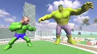 Hulk vs Franklin ||Indian bike driving 3d ||