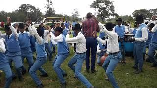 Senende boys choir Rehearsing Newton karish's Muthoni Kifagio at  Mmust  before hitting the stage