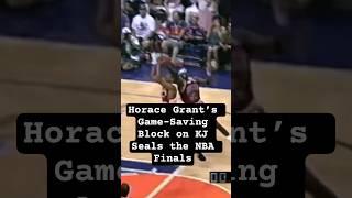 Horace Grant’s Game-Saving Block on KJ Seals the NBA Finals #shorts