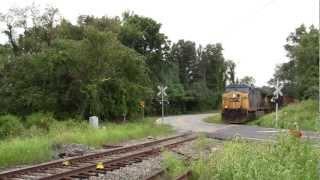 Detoured CSX Train Q156 on NYS&W - September 3, 2012