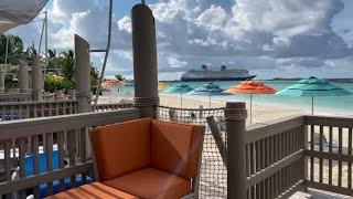 Cabanas #20 and #21 Castaway Cay Family Beach Disney’s Private Island