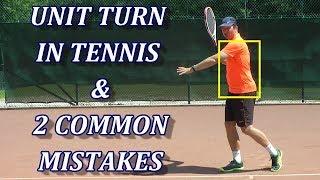 Unit Turn In Tennis - Fundamental Rules For Forehand & Backhand