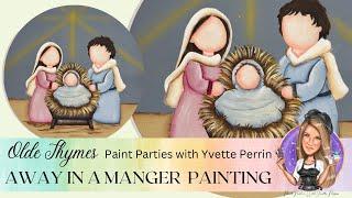 Easy Manger Painting