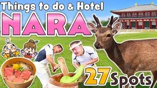 Things to do in Nara Japan / Nara deer park, Street Food, Hotel / Travel Guide