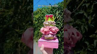 DIY Scrunchie Holder  #shorts #youtubepartner #youtubeshorts #diy #handmade #craft #art #artist