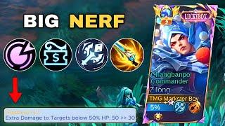 ZILONG BIG NERF?! TRY THIS NEW ZILONG BUILD AND EMBLEM FOR SOLO RANK!! (must try)