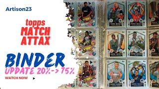 BINDER UPDATE! | TOPPS MATCH ATTAX 2024/25 | ALL VINTAGE VIBES, 100 CLUB CARDS & MORE...