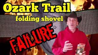 Ozark Trail folding shovel failed review