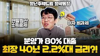 청약 당첨 시 2%대 금리로 대출도 가능한 청약통장이 있다?! 내 집 마련 꿈꾸는 청년·신혼부부 주목!