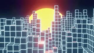 3D DIGITAL WORLD STRUCTURE VIDEO BACKGROUND