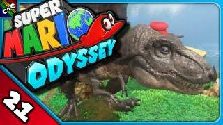 DINOSAUR CAPTURE RAMPAGE! | Super Mario Odyssey GAMEPLAY Episode 21 | Couch Plays