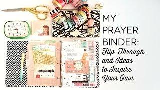 DIY PRAYER BINDER FLIP THROUGH + How To Make One!