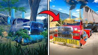 Repairing ABANDONED 1970s Semi Truck in GTA 5!