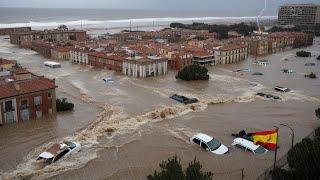 Tragedy in Spain AGAIN! Many vehicles swept into the sea, major flooding in Telde