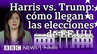 Trump vs. Harris: cómo llegan a las elecciones de Estados Unidos y qué necesitan para ganar