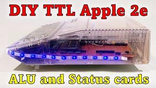 TTL Apple 2 computer.  ALU and Status