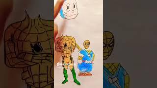 ninja Hattori  Yellow spiderman funny face Exchange #littlesingham  #spiderman #motupatlu