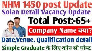 HP NHM Solan Outsource Job Detail Vacancy Update ll NHM Solan CHO,SN interview Salary update ll #gk