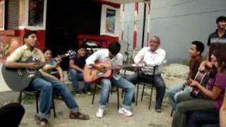 Ashish Arya & group performing zindagi do pal ke @ nescafe GBPEC Pauri