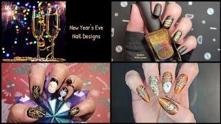 New Year's Eve Nail Designs - Stamping Collab December 2024