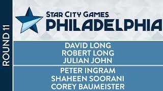 SCGPHILLY: Round 11 - Long, Long, John vs Ingram, Soorani, Baumeister [Team Constructed]