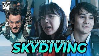 OFFLINETV SKYDIVES FOR ONE MILLION SUBSCRIBERS