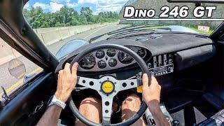 Driving The 1972 Ferrari Dino 246 GT - The Italian V6 You NEED to Hear (POV Binaural Audio)