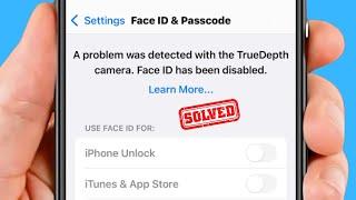 A Problem Was Detected With the TrueDepth Camera. Face ID Has Been Disabled iPhone 11 Pro/12 Pro Max