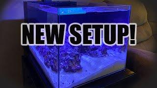 NEW SALTWATER REEF TANK | Fiji Cube Peninsula Aquarium