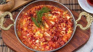 ТУРЕЦКИЙ ЗАВТРАК МЕНЕМЕН!Идеальный Не Неповторимый Вкус.Menemen турецкая  Рецепт