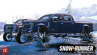 SnowRunner: Whistlin' Diesel FORD F350 with REAPER WHEELS!!