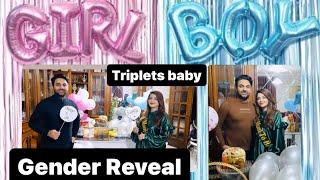 Triplets baby gender Reveallatepost on youtube /iqra asif vlogs