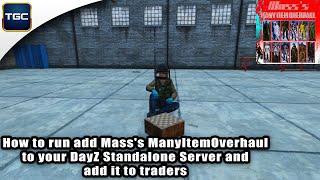 How to run add Mass's ManyItemOverhaul to your DayZ Standalone Server and add it to traders