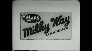 Retro Mars Milky Way Candy Bar Commercial 60s Buster Keaton Billboard Painter