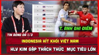  TIN BÓNG ĐÁ 1/3 | VIỆT NAM CHO INDONESIA HÍT KHÓI, TUẤN ANH GHI ĐIỂM, HLV KIM GẶP RỦI RO