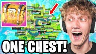 I Hosted a ONE CHEST Only Tournament In Season 2 Fortnite! (Mystery Loot)