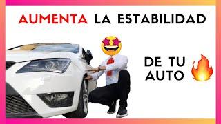  ESTO CAMBIÓ  POR  COMPLETO MI COCHE!!  Como MEJORAR  LA ESTABILIDAD  de un AUTO 