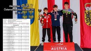 ÖM Zielschiessen 2024 Stattersdorf Jugend U 14 männlich Schopf Alexamder