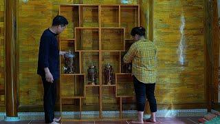 Making beautiful shelves, Linh went to the mountain to collect precious herbs
