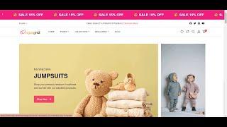 Winning Shopify Baby Store Homepage Template by Veda Builder