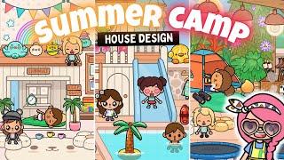 BABY SUMMER CAMP HOUSE DESIGN!! | Toca Life World