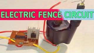 Diy Electric fence | how to make electric fence | electric fence circuit diagram  #electricfence