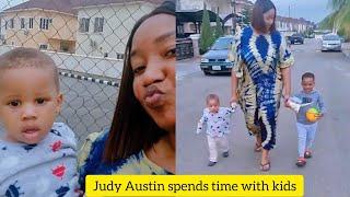 Judy Austin forced to spend time with her kids after Augusta refused babysitting for her again..